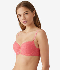 No Strings Attached Contour Bra: Tea Rose