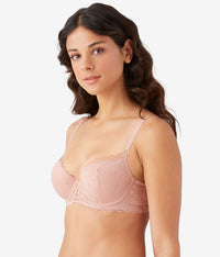 No Strings Attached Contour Bra: Blush Pink
