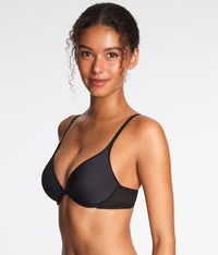 Full Transparency Plunge T-shirt Bra: Night