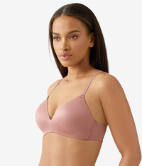 Future Foundation Wire Free T-Shirt Bra: Burlwood