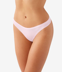 Future Foundation Thong: Pink-A-Boo