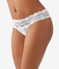 Lace Kiss Bikini: White