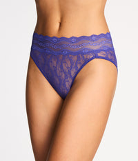 Lace Kiss Hi-Leg: Spectrum Blue