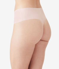 b.bare Hi-Waist Thong: Rose Smoke