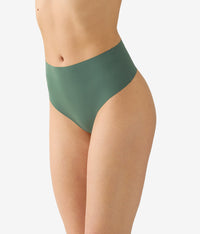 b.bare Hi-Waist Thong: Cilantro