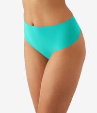 b.bare Hi-Waist Thong: Water Garden