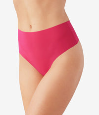 b.bare Hi-Waist Thong: Cerise