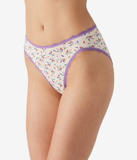 Inspired Eyelet Hi-Leg: Simply Petals