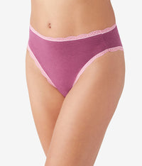 Inspired Eyelet Hi-Leg: Raspberry Coulis