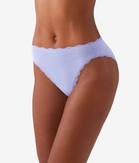 Inspired Eyelet Hi-Leg: Sweet Lavender