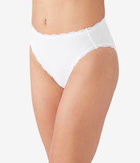 Inspired Eyelet Hi-Leg: White