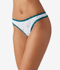 Inspired Eyelet Thong: Electric Star