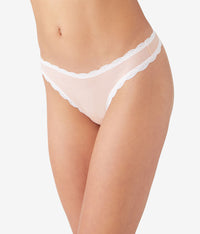 Inspired Eyelet Thong: Rose Smoke
