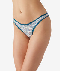 Inspired Eyelet Thong: Brushstroke