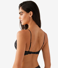 Feeling Famous Bralette: Night/Angel Wing
