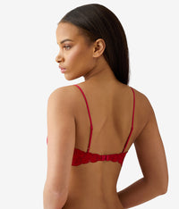 Feeling Famous Bralette: Chili Pepper/Biking Red