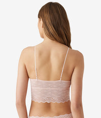Inspired Eyelet Bralette: Rose Smoke