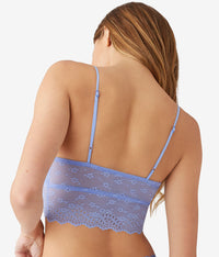 Inspired Eyelet Bralette: Pale Iris