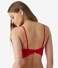 Opening Act Bralette: Haute Red