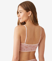 Shadow Scene Bralette: Blush Pink