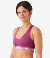 b.active Racerback Sport Bralette: Raspberry Coulis