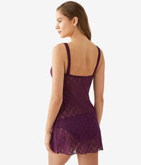 Lace Kiss Chemise: Potent Purple