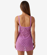 Lace Kiss Chemise: Mulberry