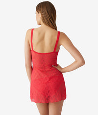 Lace Kiss Chemise: Hibiscus