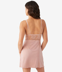 No Strings Attached Chemise: Blush Pink