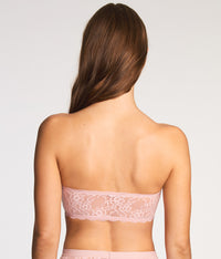 Effortlessly Lace Bandeau: Blush Pink