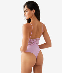 Feeling Famous Bodysuit: Pink Lavender/Very Berry