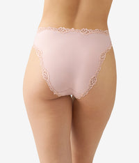 Future Foundation with Lace Hi Leg: Rose Smoke