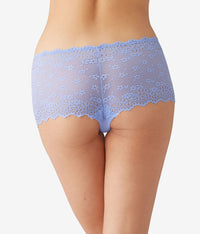 Inspired Eyelet Boyshort: Pale Iris