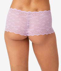 Inspired Eyelet Boyshort: Lavender Herb