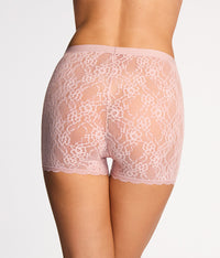 Effortlessly Lace Shorty: Blush Pink