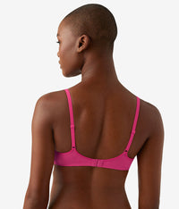 Cotton To A Tee Scoop Underwire Bra: Raspberry Sorbet
