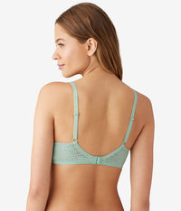Future Foundation T-Shirt Bra with Lace: Silt Green Heather
