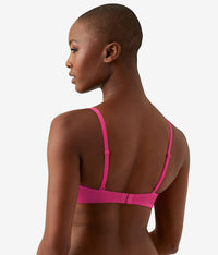 Cotton To A Tee Plunge T-Shirt Bra: Raspberry Sorbet