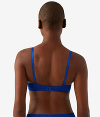 Ciao Bella Plunge Contour Bra: Surf Blue