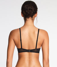 Full Transparency Plunge T-shirt Bra: Night