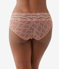 Lace Kiss Hipster: Burlwood