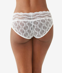 Lace Kiss Hipster: White