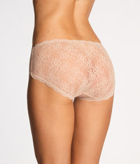 Effortlessly Lace Hipster: Au Natural