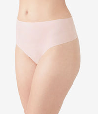 b.bare Hi-Waist Thong: Rose Smoke