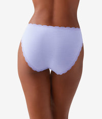 Inspired Eyelet Hi-Leg: Sweet Lavender