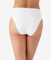 Inspired Eyelet Hi-Leg: White