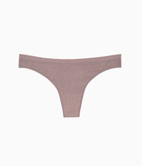 Comfort Intended Rib Thong: Peppercorn