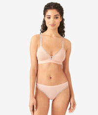 Innocence Bralette: Rose Smoke