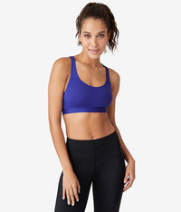 b.active Sport Crop: Spectrum Blue