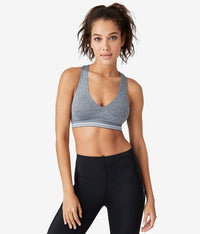 b.active Racerback Sport Bralette: Gray Heather